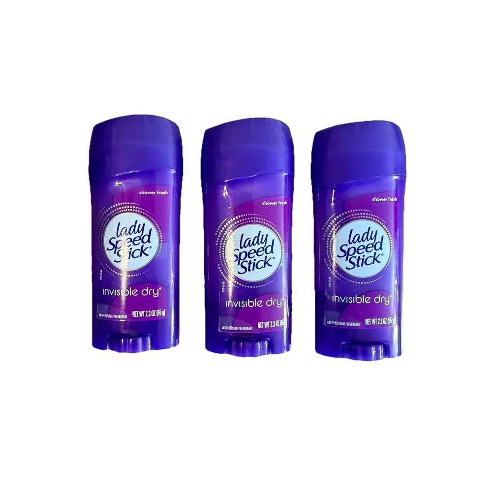 3-Pack Lady Speed Stick Invisible Dry Deodorant Fresh 2.3oz 48H Protection